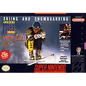TOMMY MOE'S WINTER EXTREME: SKIING & SNOWBOARDING SUPER NINTENDO SNES - jeux video game-x