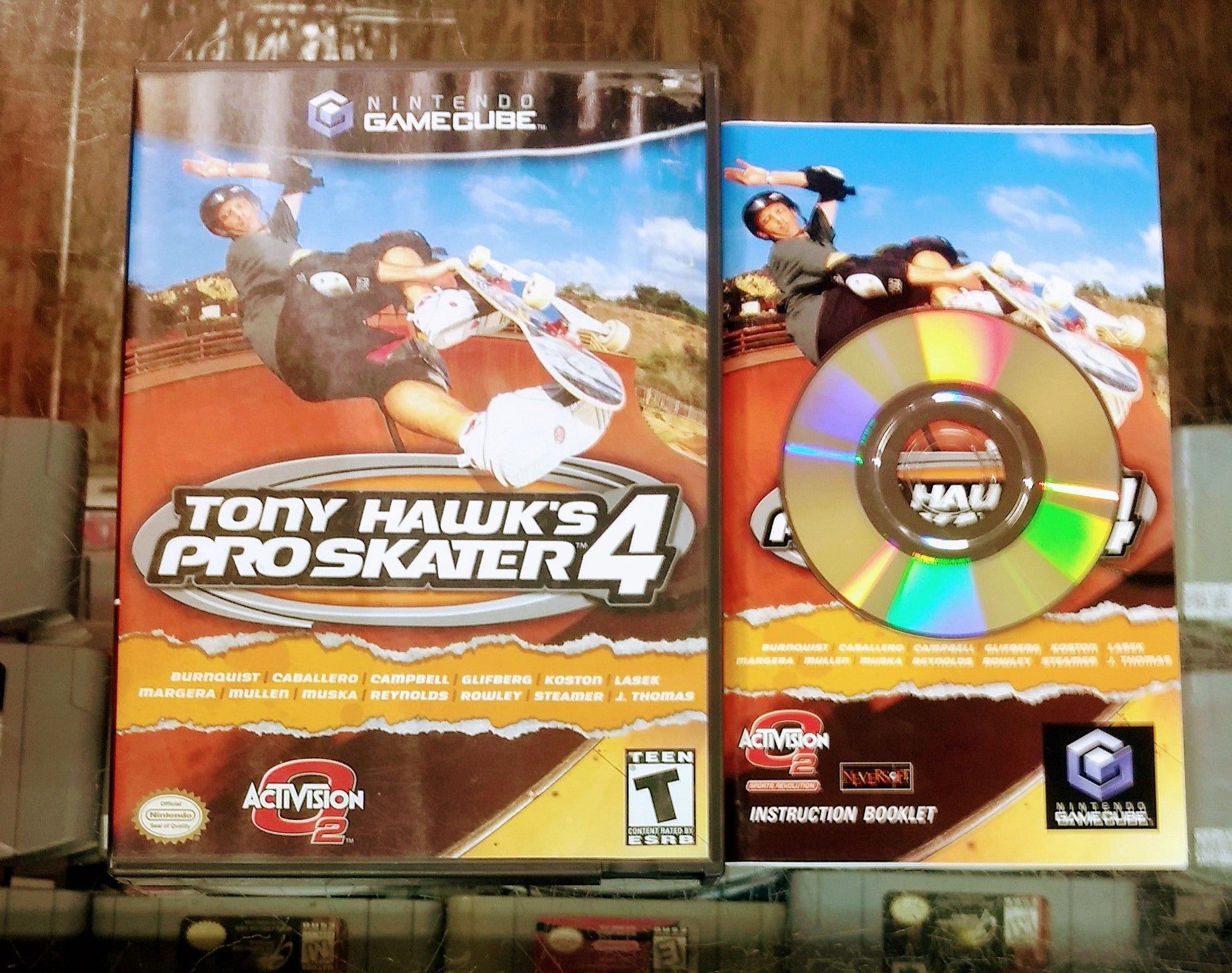 TONY HAWK'S PRO SKATER THPS 4 (NINTENDO GAMECUBE NGC) - jeux video game-x