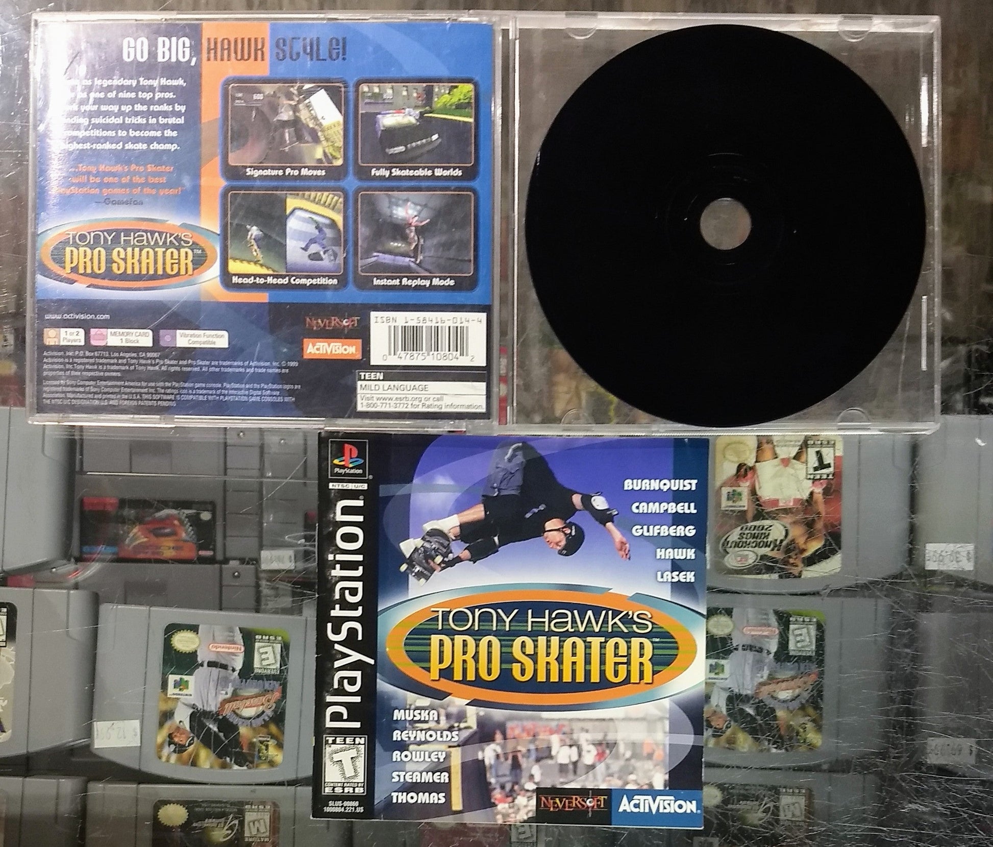 TONY HAWK'S PRO SKATER THPS (PLAYSTATION PS1) - jeux video game-x