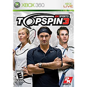 TOP SPIN 3 (XBOX 360 X360) - jeux video game-x