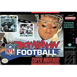 TROY AIKMAN NFL FOOTBALL SUPER NINTENDO SNES - jeux video game-x