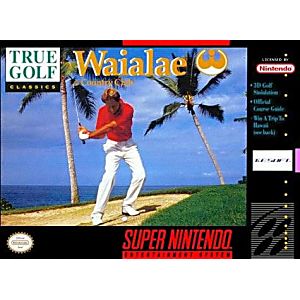 TRUE GOLF CLASSICS: WAIALAE COUNTRY CLUB SUPER NINTENDO SNES - jeux video game-x