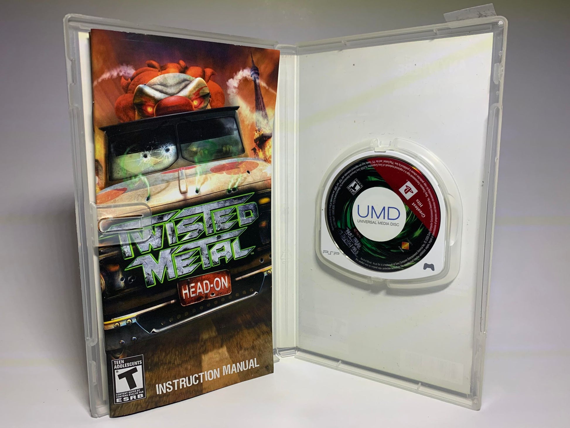 TWISTED METAL HEAD-ON GREATEST HITS PLAYSTATION PORTABLE PSP - jeux video game-x