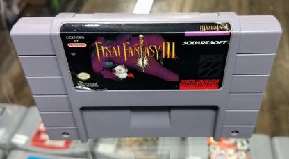 FINAL FANTASY III 3 OR VI 6 (SUPER NINTENDO SNES) - jeux video game-x