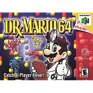 DR. MARIO 64 NINTENDO 64 N64 - jeux video game-x