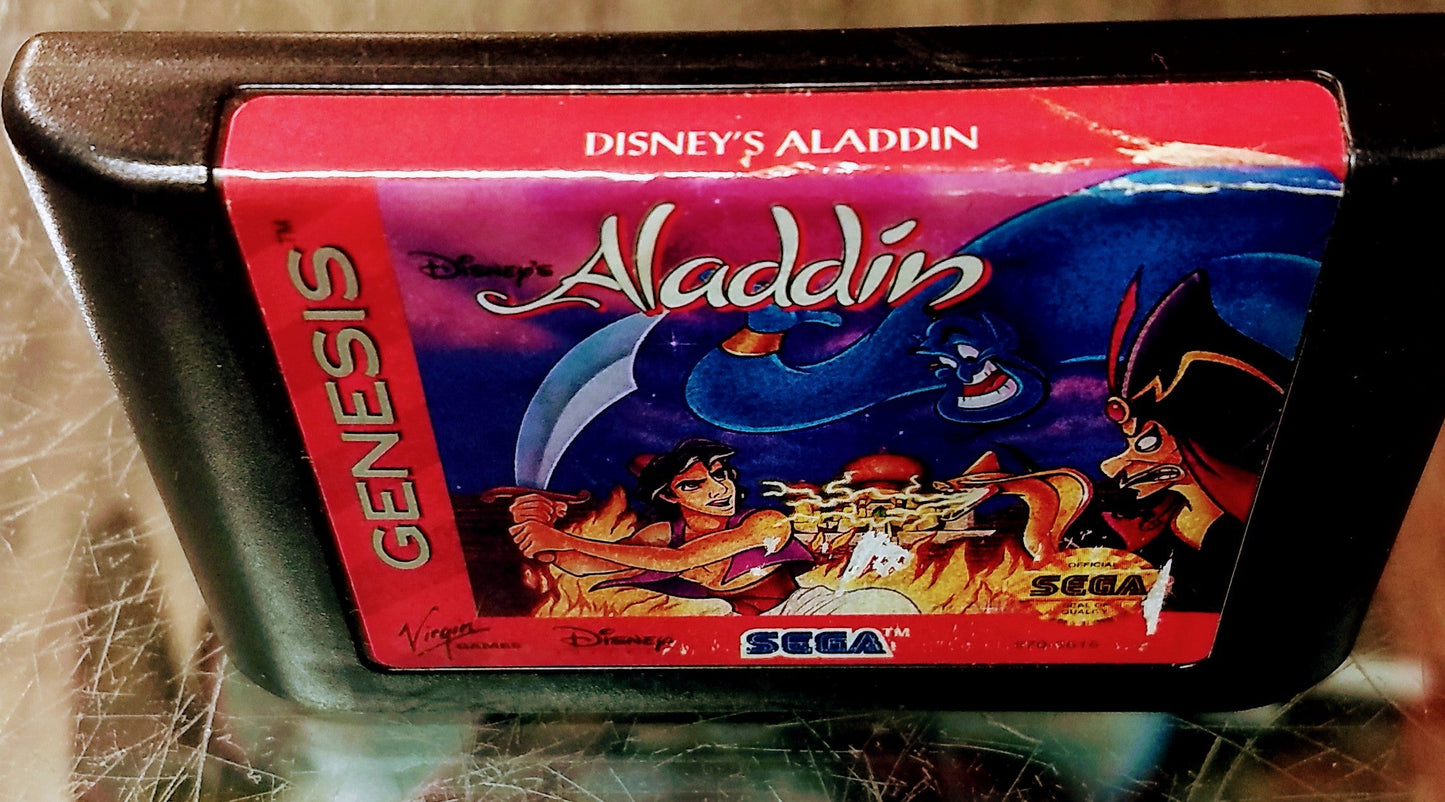 DISNEY'S ALADDIN (SEGA GENESIS SG) - jeux video game-x