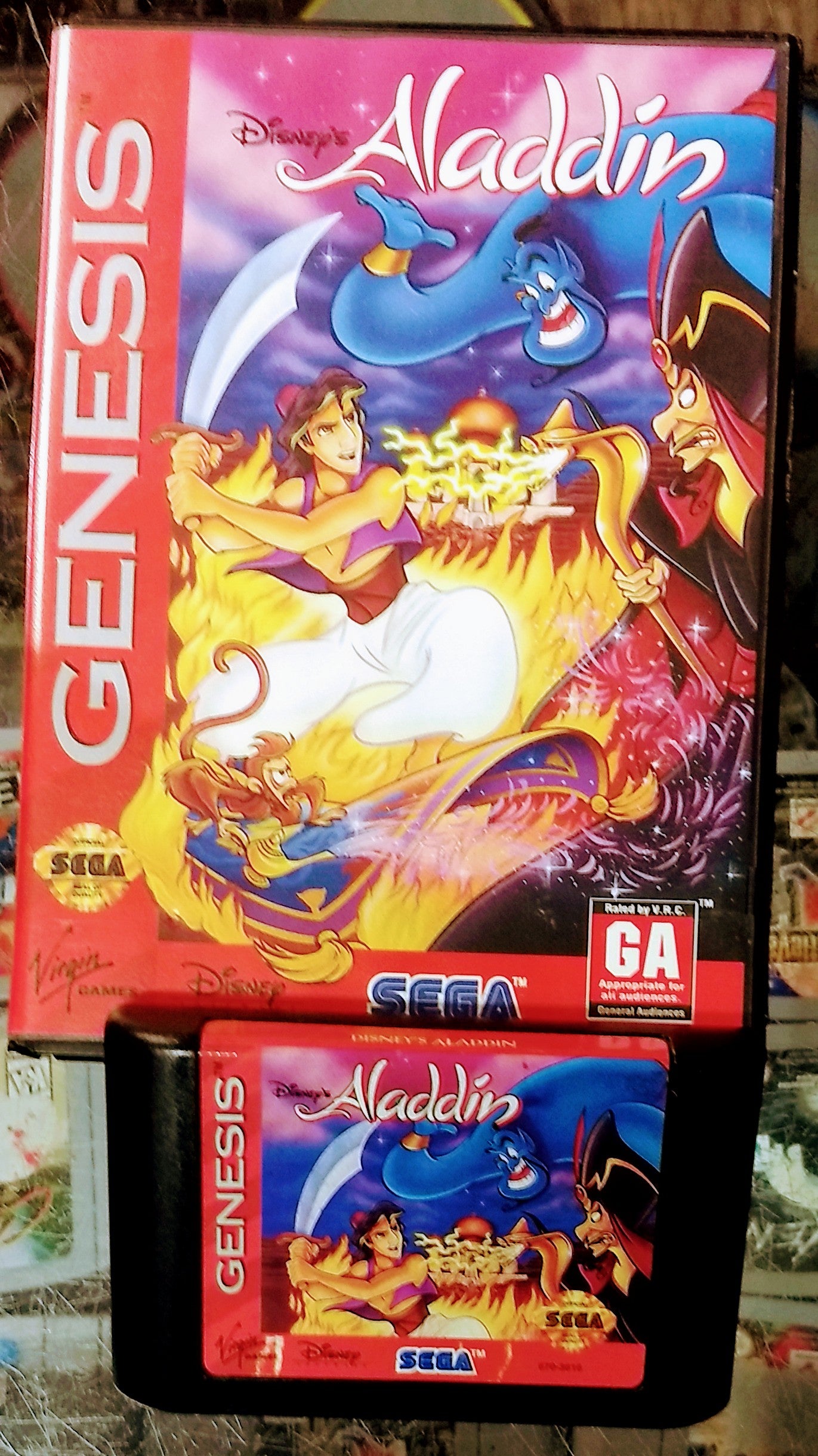 DISNEY'S ALADDIN (SEGA GENESIS SG) - jeux video game-x