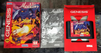 DISNEY'S ALADDIN (SEGA GENESIS SG) - jeux video game-x