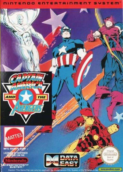 CAPTAIN AMERICA AND THE AVENGERS (NINTENDO NES) - jeux video game-x