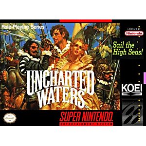 UNCHARTED WATERS (SUPER NINTENDO SNES) - jeux video game-x