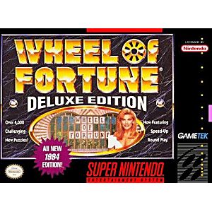 WHEEL OF FORTUNE DELUXE EDITION SUPER NINTENDO SNES - jeux video game-x