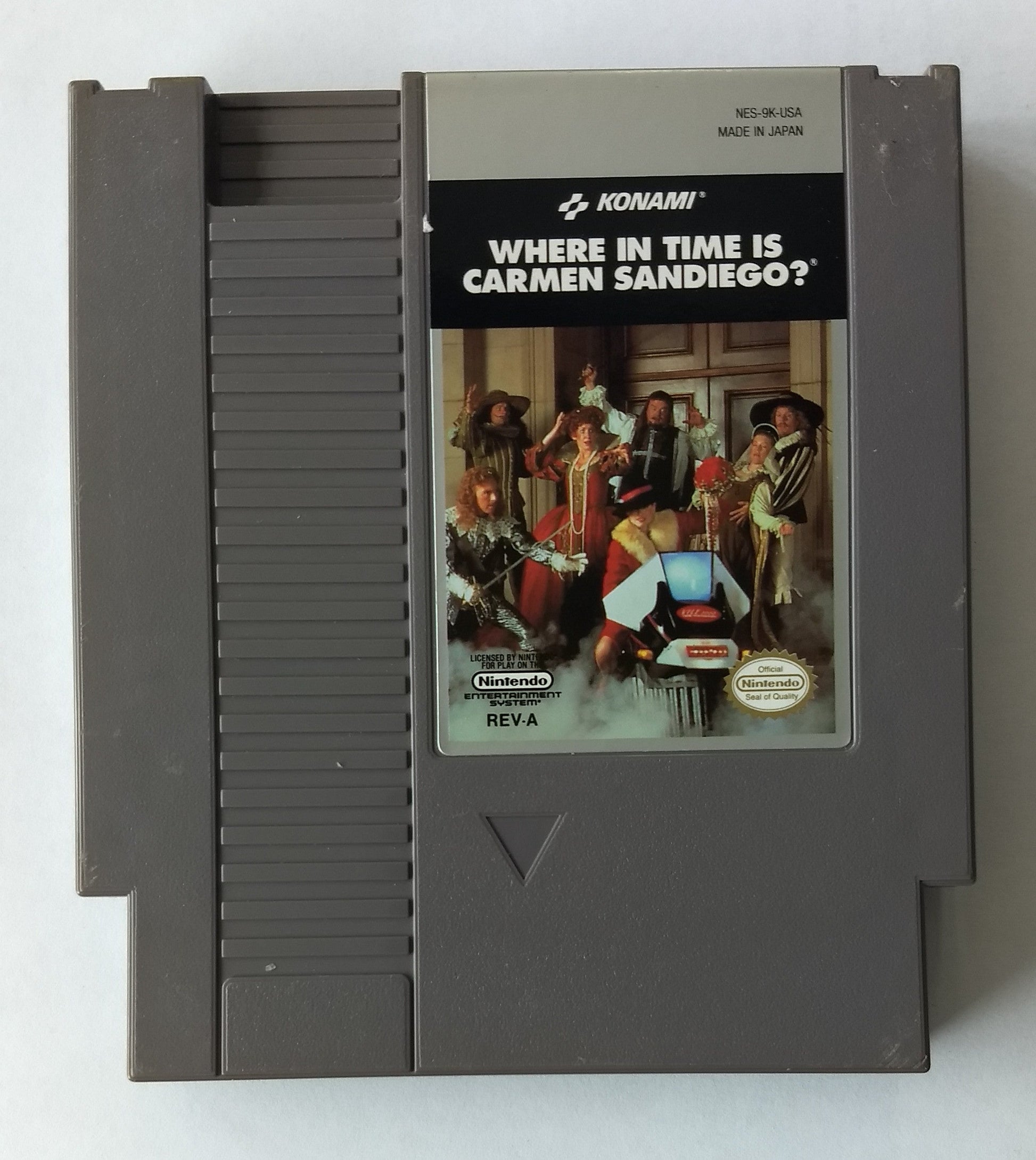 WHERE IN TIME IS CARMEN SANDIEGO ? (NINTENDO NES) - jeux video game-x