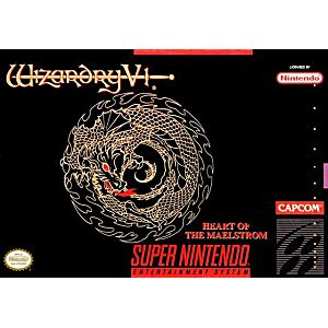 WIZARDRY V 5: HEART OF THE MAELSTROM (SUPER NINTENDO SNES) - jeux video game-x