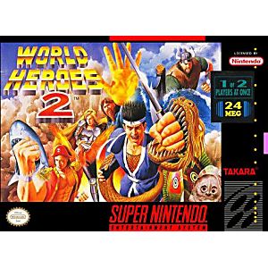 WORLD HEROES 2 (SUPER NINTENDO SNES) - jeux video game-x