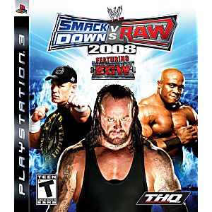 WWE SMACKDOWN VS. RAW 2008 PLAYSTATION 3 PS3 - jeux video game-x