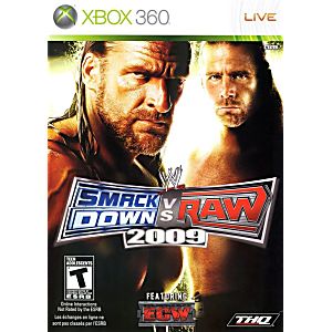 WWE SMACKDOWN VS. RAW 2009 (XBOX 360 X360) - jeux video game-x