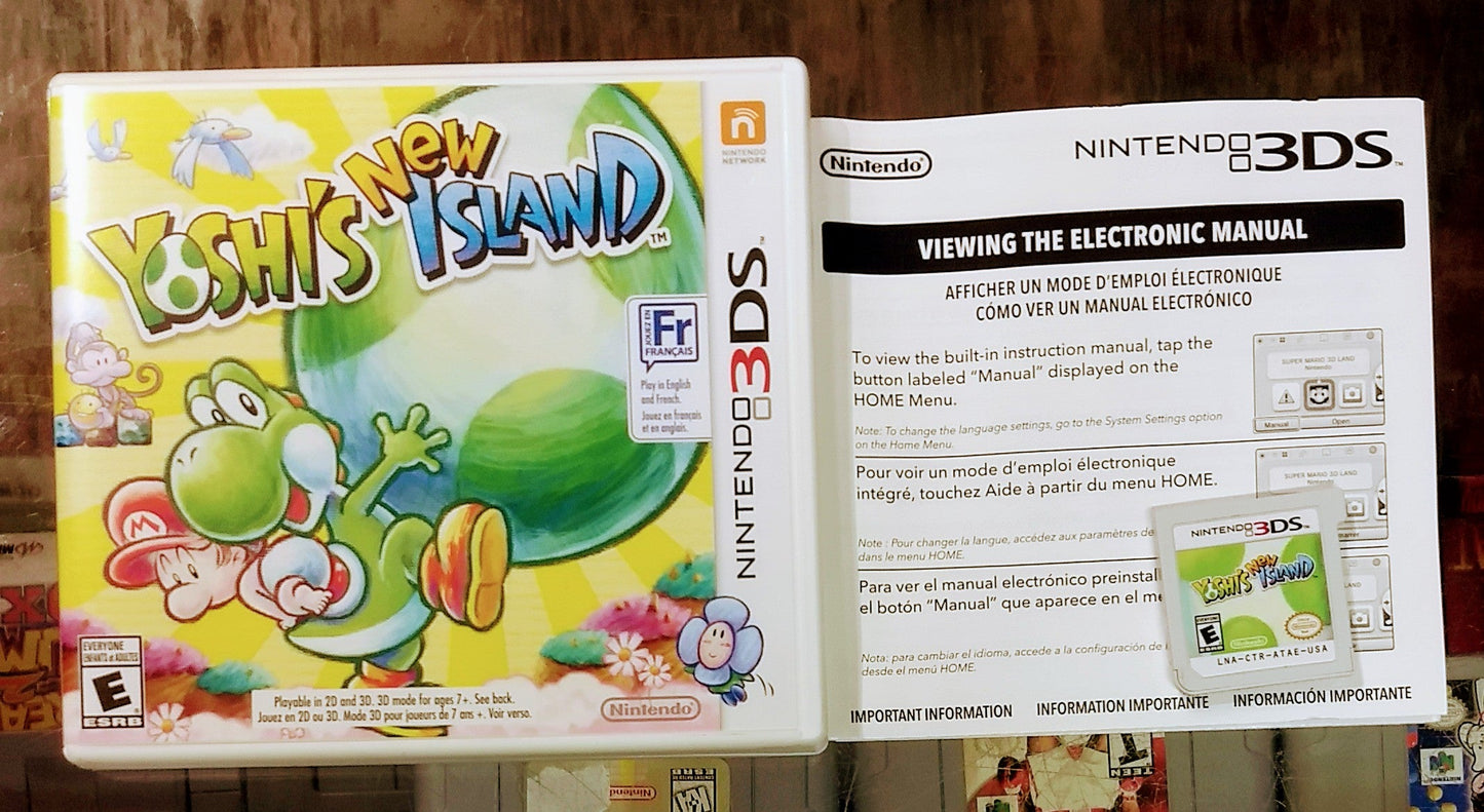 YOSHI'S NEW ISLAND (NINTENDO 3DS) - jeux video game-x