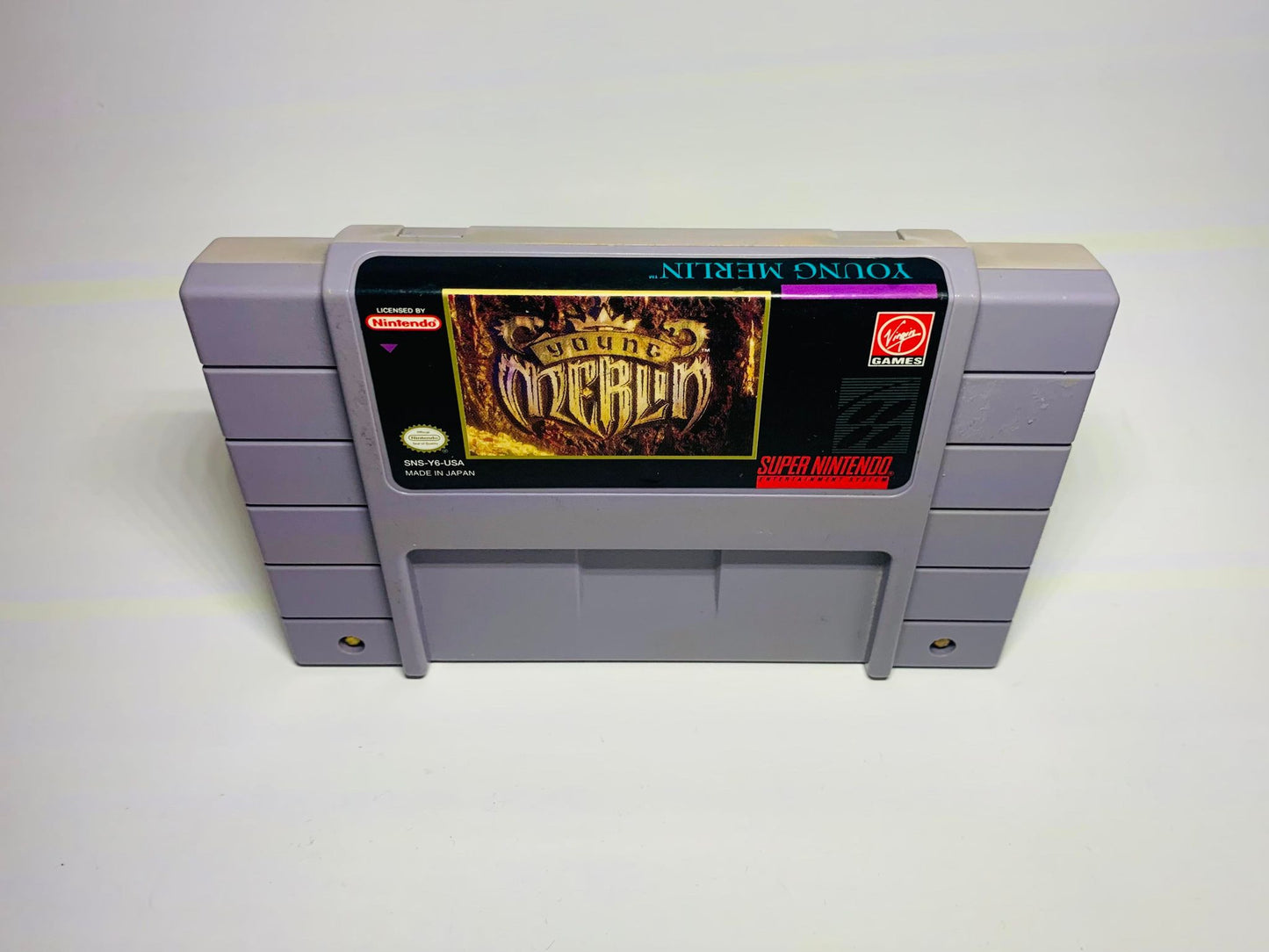YOUNG MERLIN (SUPER NINTENDO SNES) - jeux video game-x