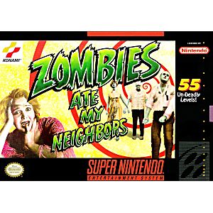 ZOMBIES ATE MY NEIGHBORS (SUPER NINTENDO SNES) - jeux video game-x