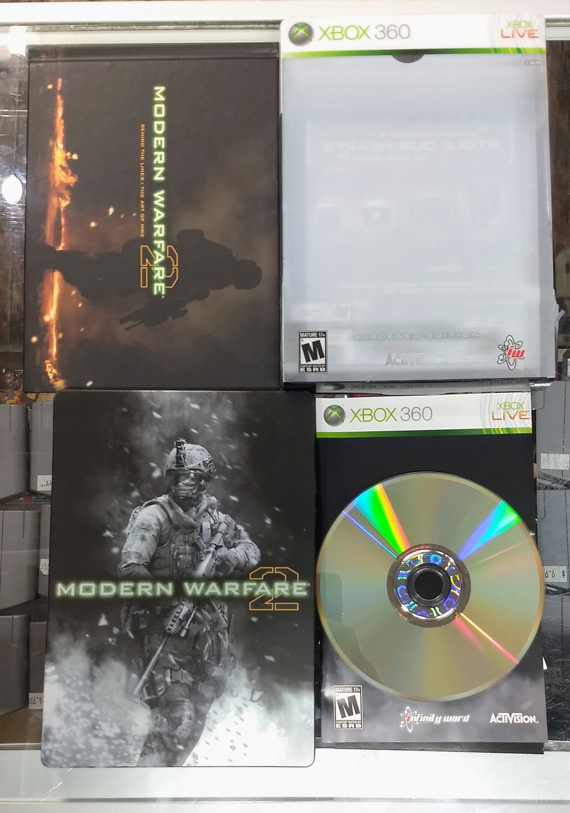CALL OF DUTY MODERN WARFARE 2 HARDENED EDITION XBOX 360 X360 - jeux video game-x