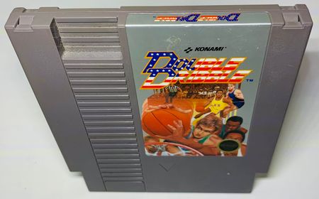 DOUBLE DRIBBLE NINTENDO NES - jeux video game-x