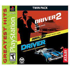 DRIVER 1 AND 2 COMPILATION GREATEST HITS (PLAYSTATION PS1) - jeux video game-x