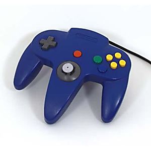 Manette Nintendo 64 Bleu (N64) Blue Controller - jeux video game-x