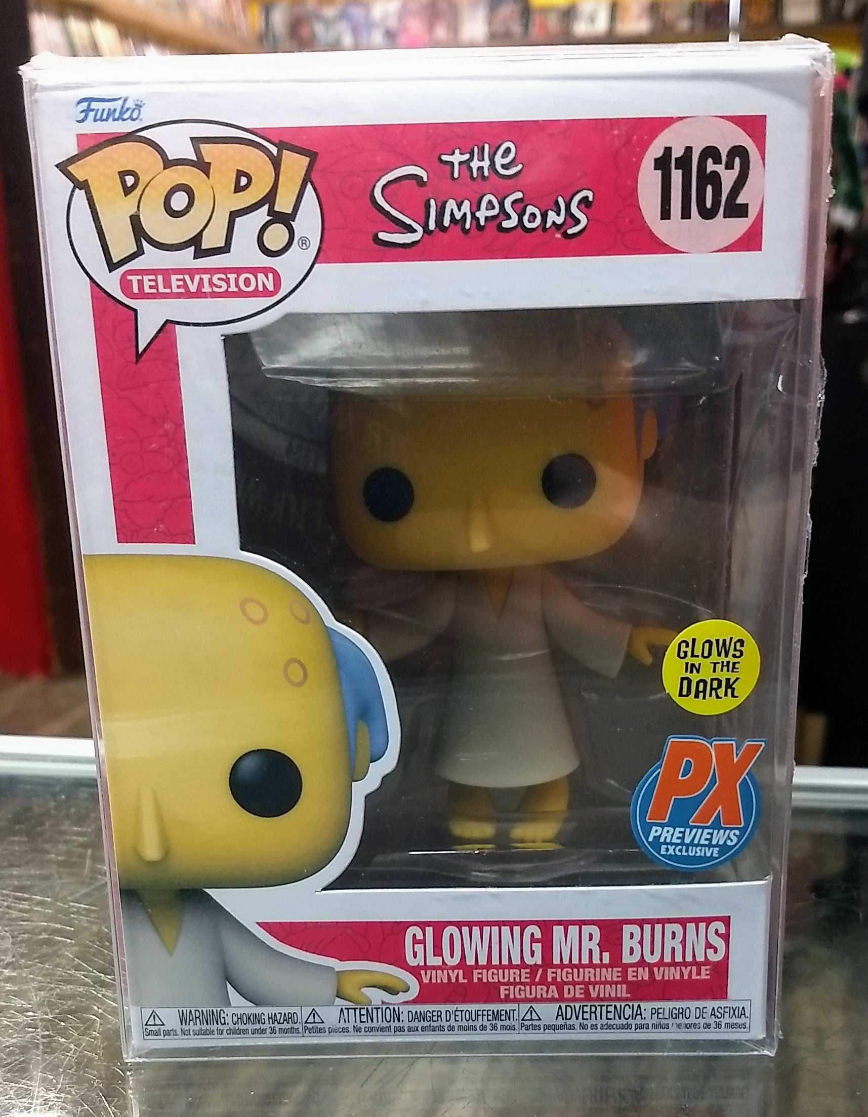 FUNKO POP TV GLOWING MR. BURNS #1162 - jeux video game-x