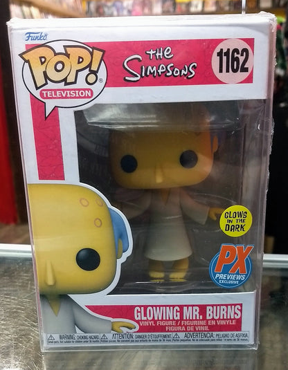 FUNKO POP TV GLOWING MR. BURNS #1162 - jeux video game-x