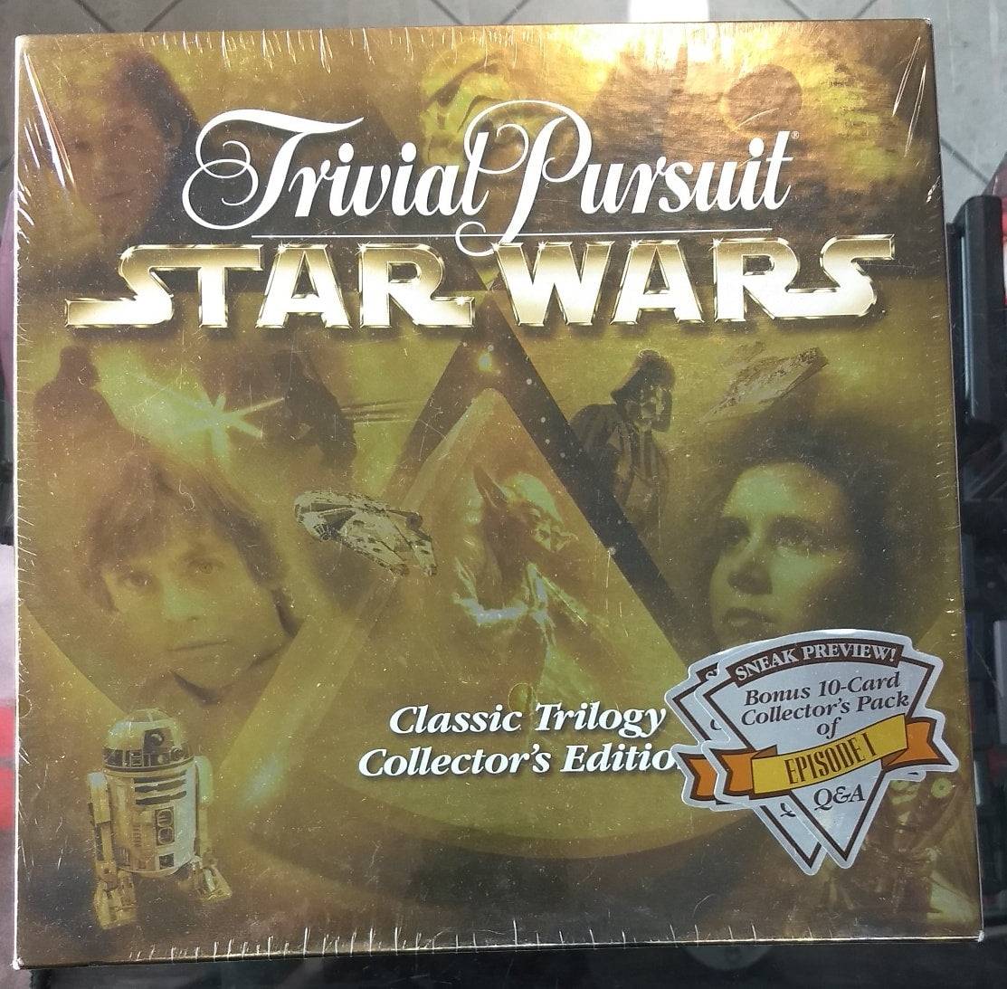 TRIVIAL PURSUIT STAR WARS CLASSIC TRILOGY COLLECTORS EDITION GAME BOARD (JSOCIETE) - jeux video game-x