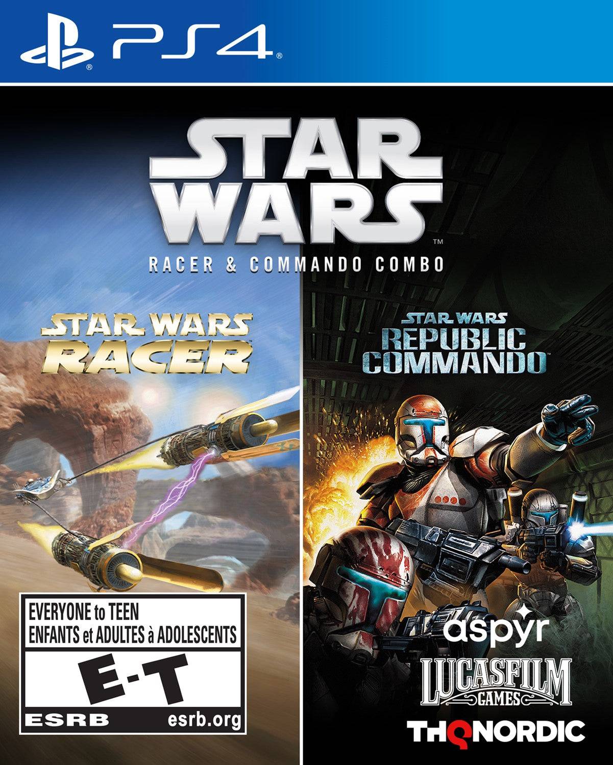 STAR WARS RACER & COMMANDO COMBO PACK (PLAYSTATION 4 PS4) - jeux video game-x