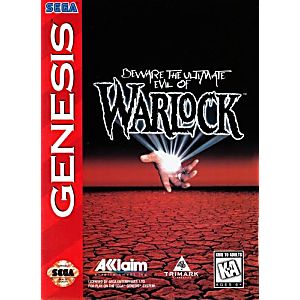 WARLOCK SEGA GENESIS SG - jeux video game-x