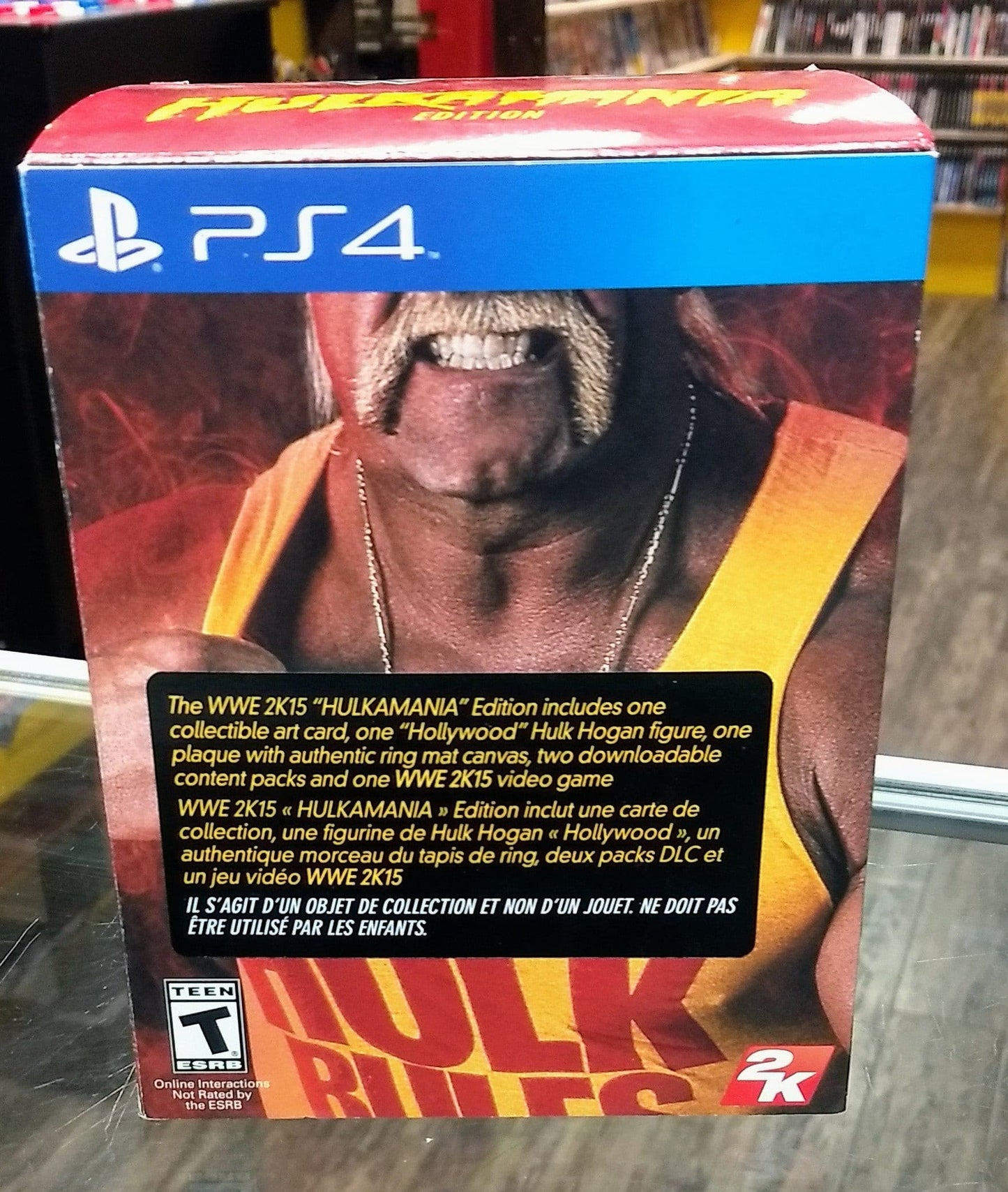 WWE 2K15: HULKAMANIA EDITION (PLAYSTATION 4 PS4) - jeux video game-x