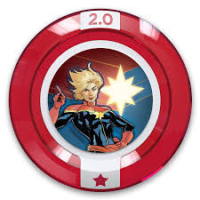 MARVEL TEAM-UP: CAPTAIN MARVEL POWER DISC DISNEY INFINITY 2.0 INF 115 INF-3000176 - jeux video game-x