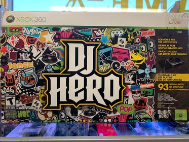 TABLE TOURNANTE DJ HERO 1 ET 2 BUNDLE TURNTABLE XBOX 360 X360 EN MAGASIN SEULEMENT - jeux video game-x