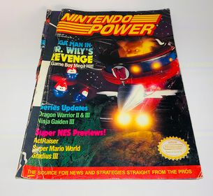 Nintendo Power volume 27 Mega Man in Dr. Wily's Revenge - jeux video game-x
