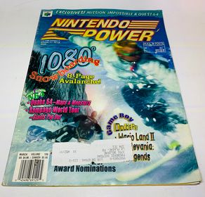 NINTENDO POWER VOLUME 106  1080 Snowboarding - jeux video game-x