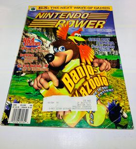 NINTENDO POWER VOLUME 109 Banjo Kazooie - jeux video game-x