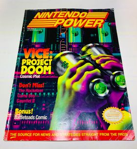 NINTENDO POWER VOLUME 24 Vice: Project Doom - jeux video game-x