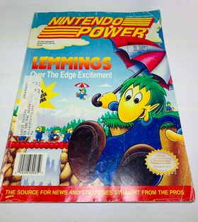 NINTENDO POWER VOLUME 37 Lemmings - jeux video game-x