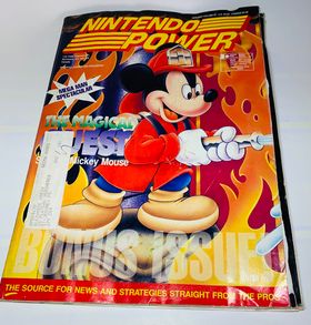 NINTENDO POWER VOLUME 44 Magical Quest Starring Mickey Mouse - jeux video game-x