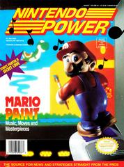 NINTENDO POWER VOLUME 39 Mario Paint - jeux video game-x