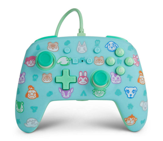 PowerA Enhanced Wired Controller for Nintendo Switch - Animal Crossing - jeux video game-x