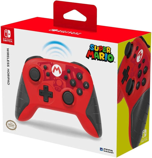 MANETTE WIRELESS HORI PAD NINTENDO SWITCH SUPER MARIO RED/BLACK NSW-104 CONTROLLER - jeux video game-x