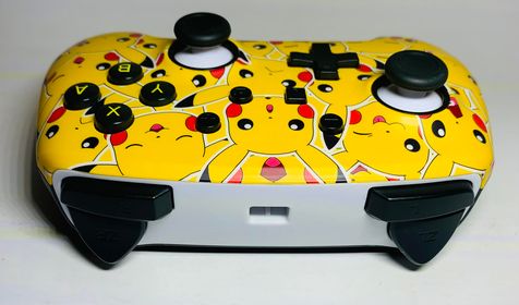 MANETTE POWERA ENHANCED WIRED CONTROLLER FOR NINTENDO SWITCH - PIKACHU FEELING - jeux video game-x