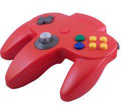 MANETTE NINTENDO 64 N64 RED CONTROLLER ROUGE - jeux video game-x