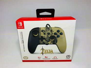 MANETTE POWERA ENHANCED WIRED CONTROLLER THE LEGEND OF ZELDA FOR NINTENDO SWITCH - BREATH OF THE WILD BOTW - jeux video game-x