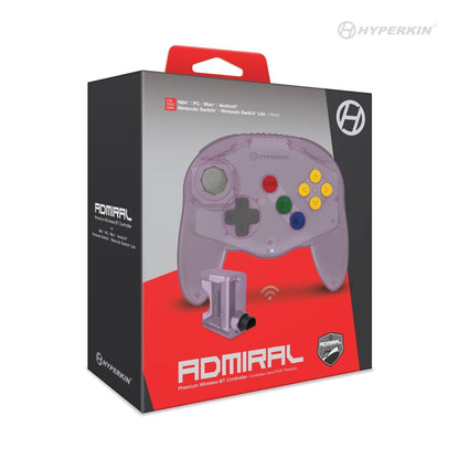 MANETTE ADMIRAL PREMIUM BT N64 CONTROLLER - jeux video game-x