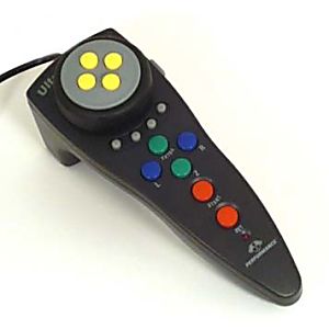 MANETTE NINTENDO 64 N64 ULTRA RACER CONTROLLER - jeux video game-x