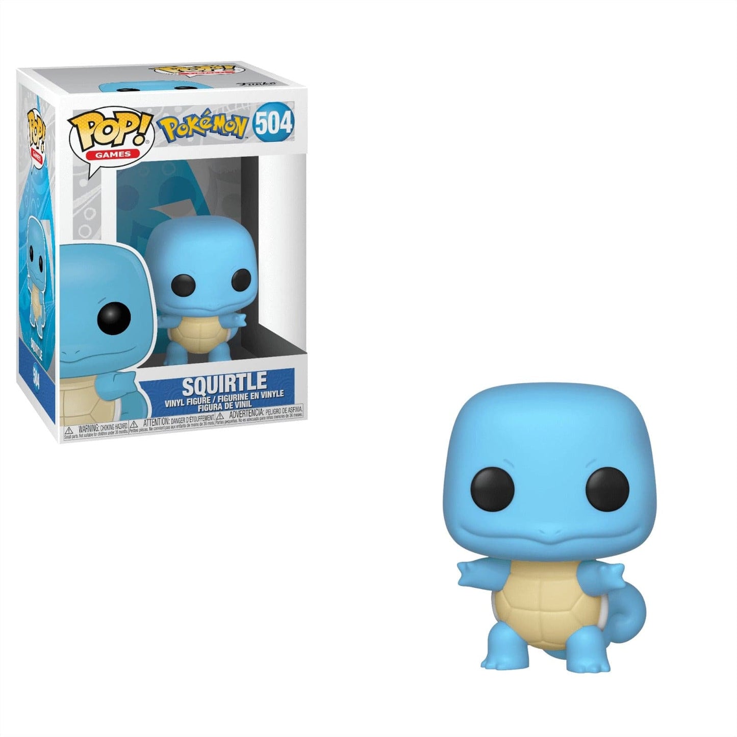 FUNKO POP! GAMES SQUIRTLE #504 - jeux video game-x